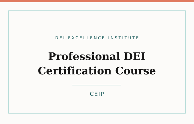 Professional DEI Certification Course