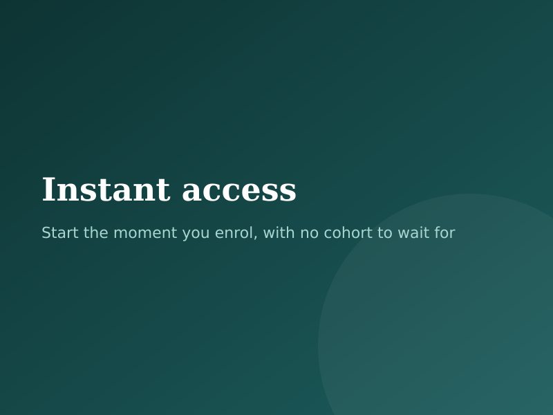 Instant access to the frameworks and templates